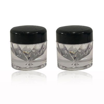 China Mini Glitter Cosmetic Packaging Jar For Travel Or Samples Spilling Proof for sale