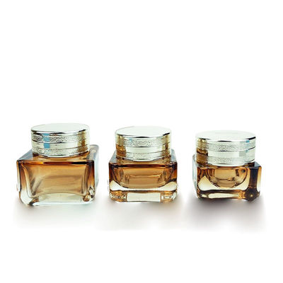 buy 44.5*43mm Glass Cosmetic Packaging Bottle Custom Logo OEM ODM online manufacturer