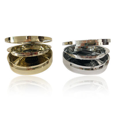 OEM ODM 74.9*19mm Empty Compact Powder Case With Built In Mirror